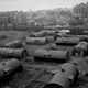 A quonset hut village in Berlin, January 1946.